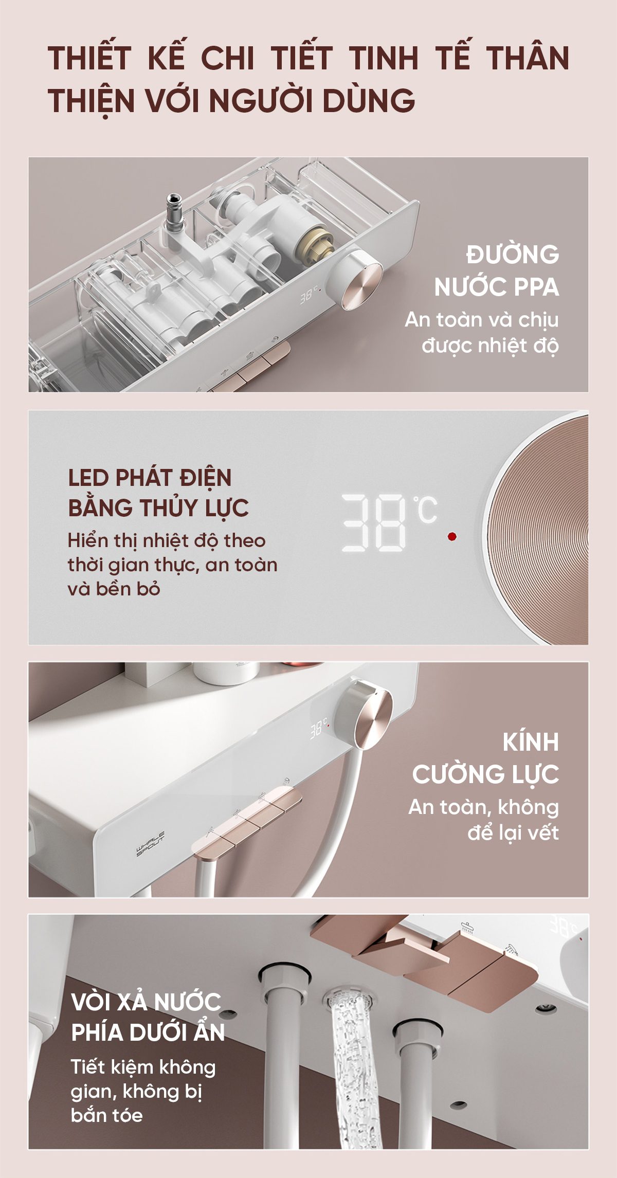 Vòi Sen Tắm Tăng Áp Và Massage i9