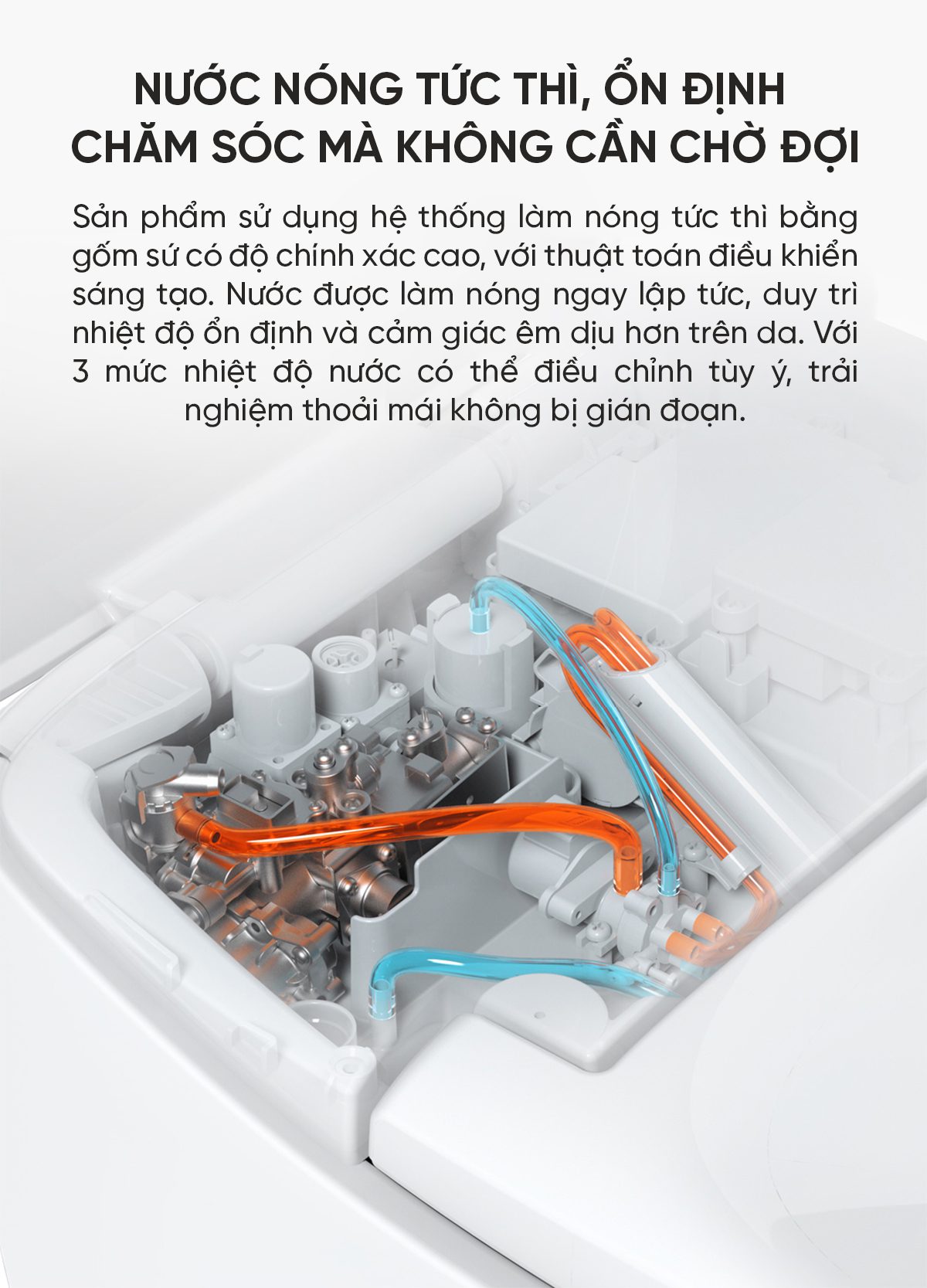 Bồn Cầu Thông Minh little Whale Wash Pure, Zero, Relax