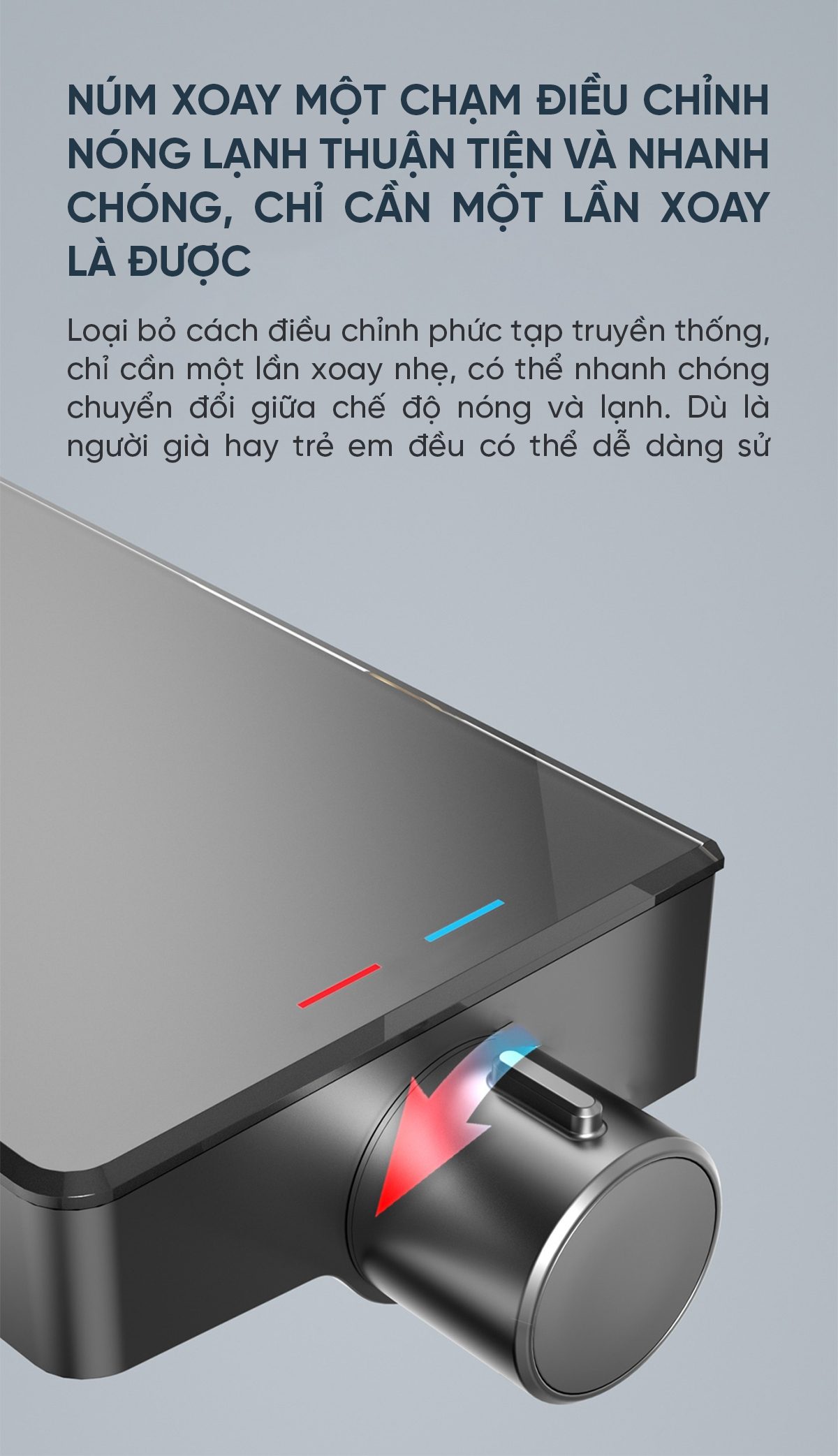 Bộ Vòi Sen Nóng Lạnh Whale Mẫu V/EA