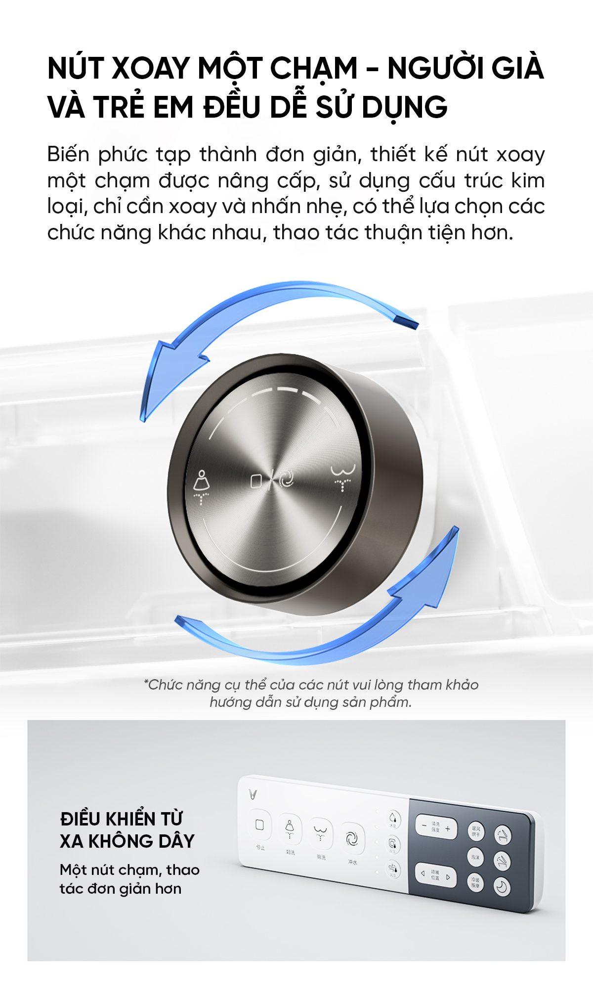 Bồn cầu thông minh Viomi Little Whale 2 Pro Khử trùng tia UV