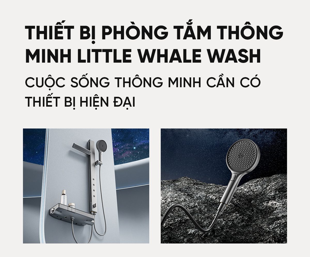 Bộ Vòi Sen Nóng Lạnh Whale Mẫu V/EA