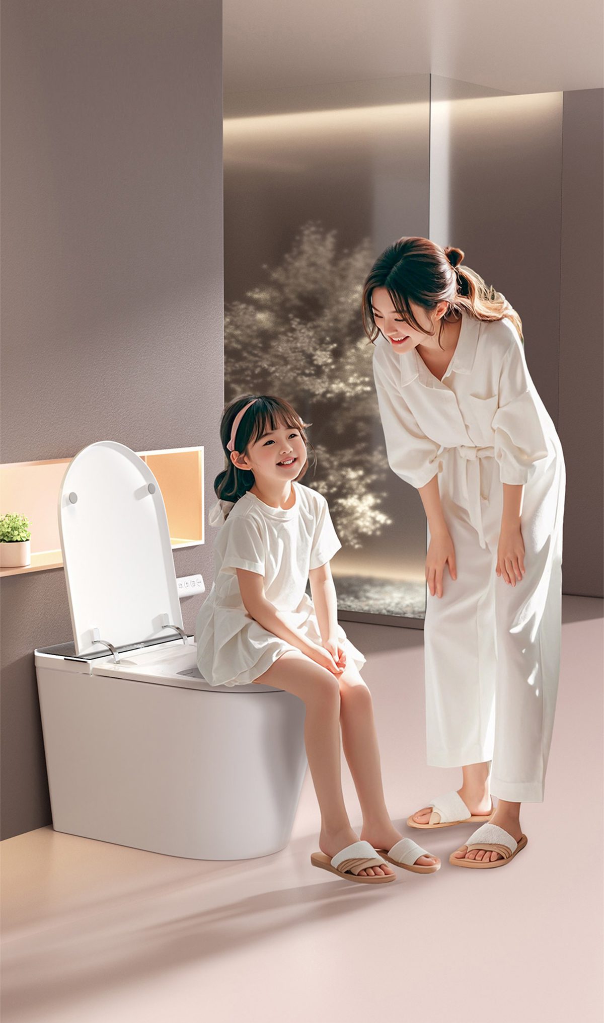 Bồn cầu thông minh Little Whale Wash U9 Khử trùng tia UV