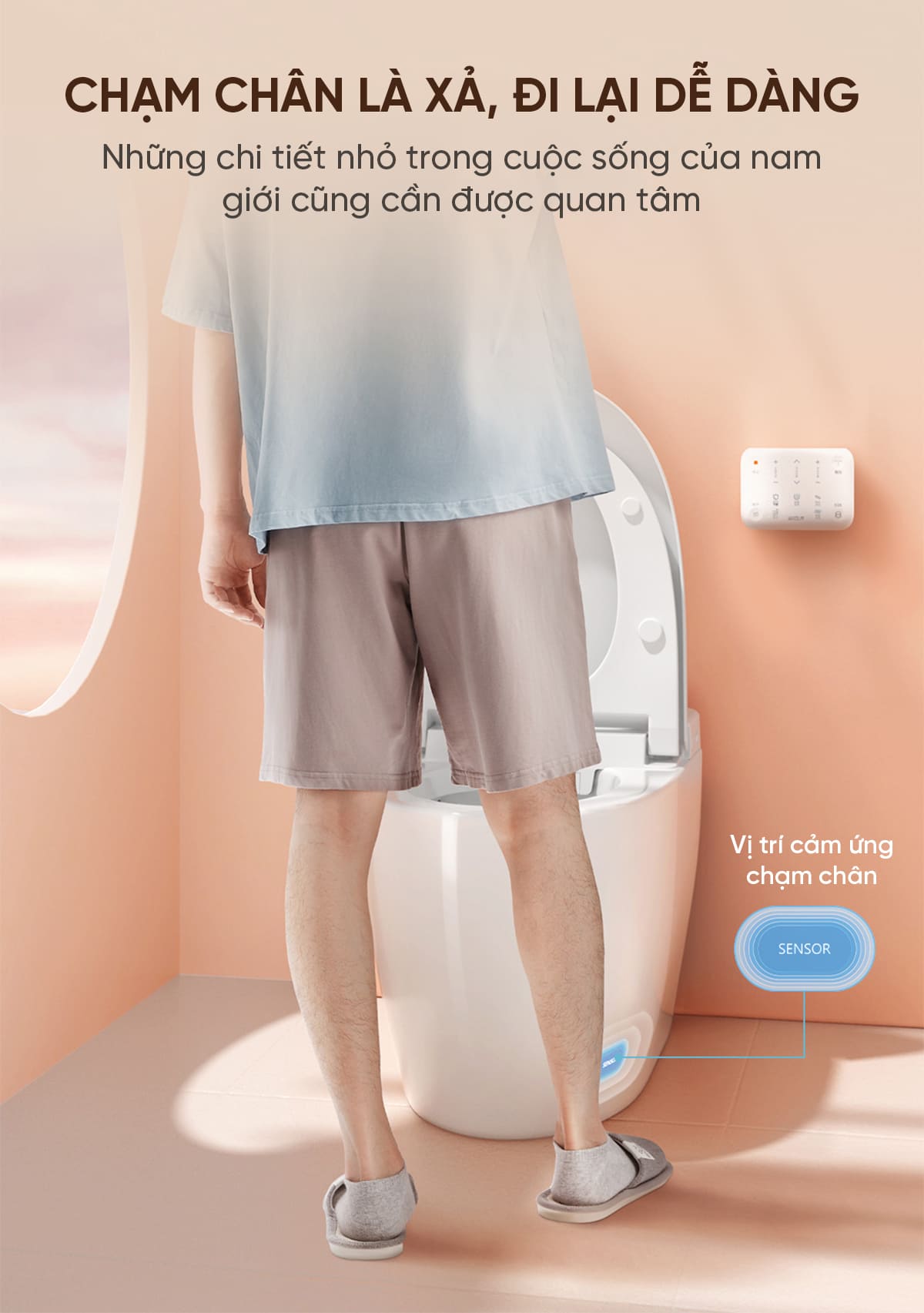 Bồn Cầu Thông Minh Kháng Khuẩn Whale Wash D1