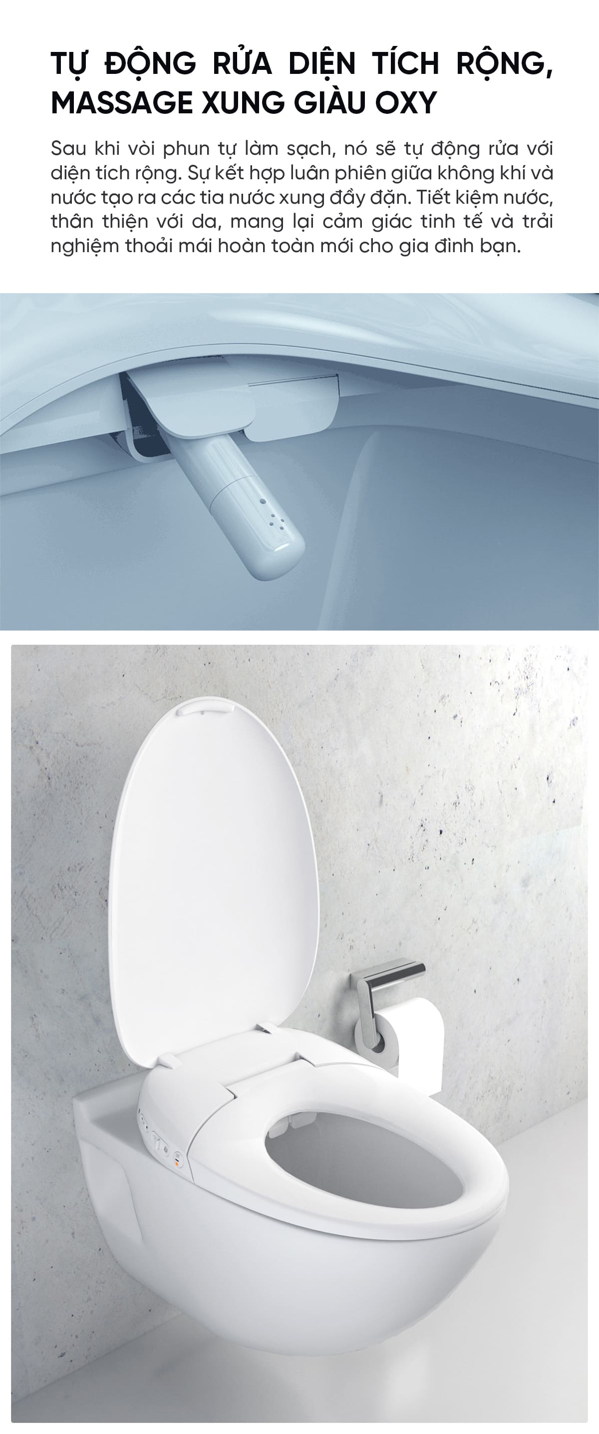 Nắp Bồn Cầu Thông Minh Whale Spout Pro Edition