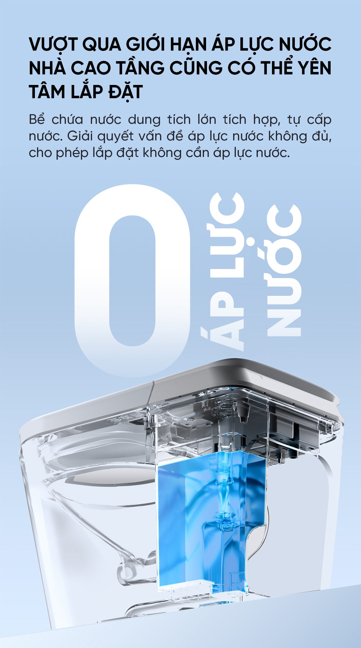 Bồn cầu thông minh Viomi Little Whale 2 Pro Khử trùng tia UV
