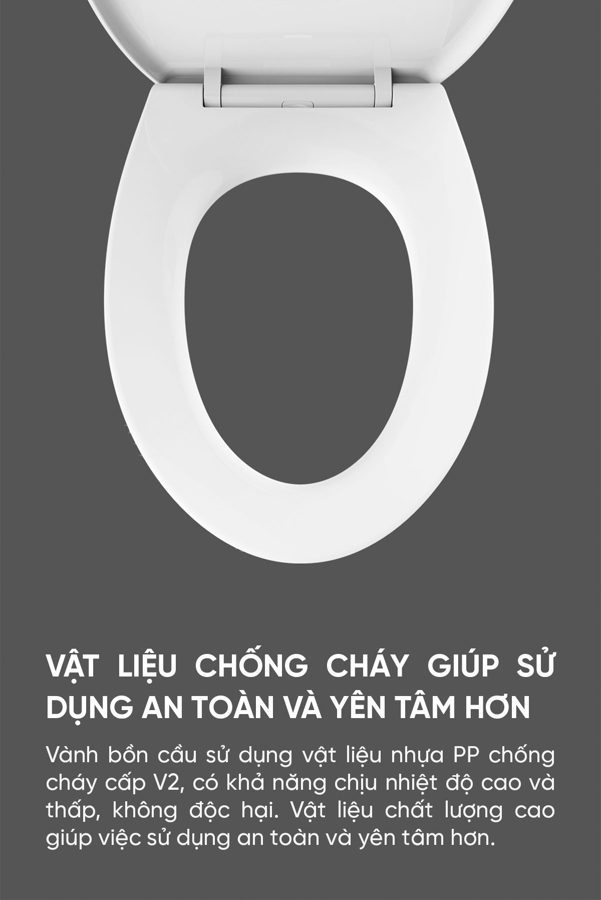 Nắp Bồn Cầu Sưởi Ấm Điều Chỉnh Nhiệt Độ Little Whale Wash