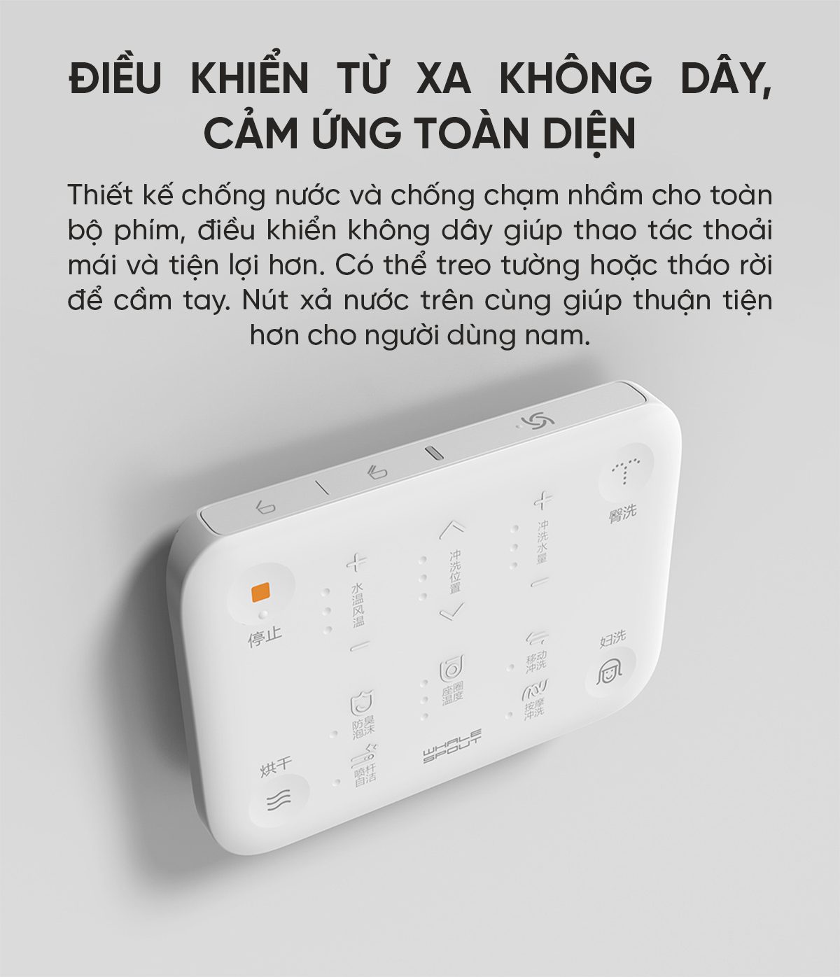 Bồn Cầu Thông Minh little Whale Wash Pure, Zero, Relax