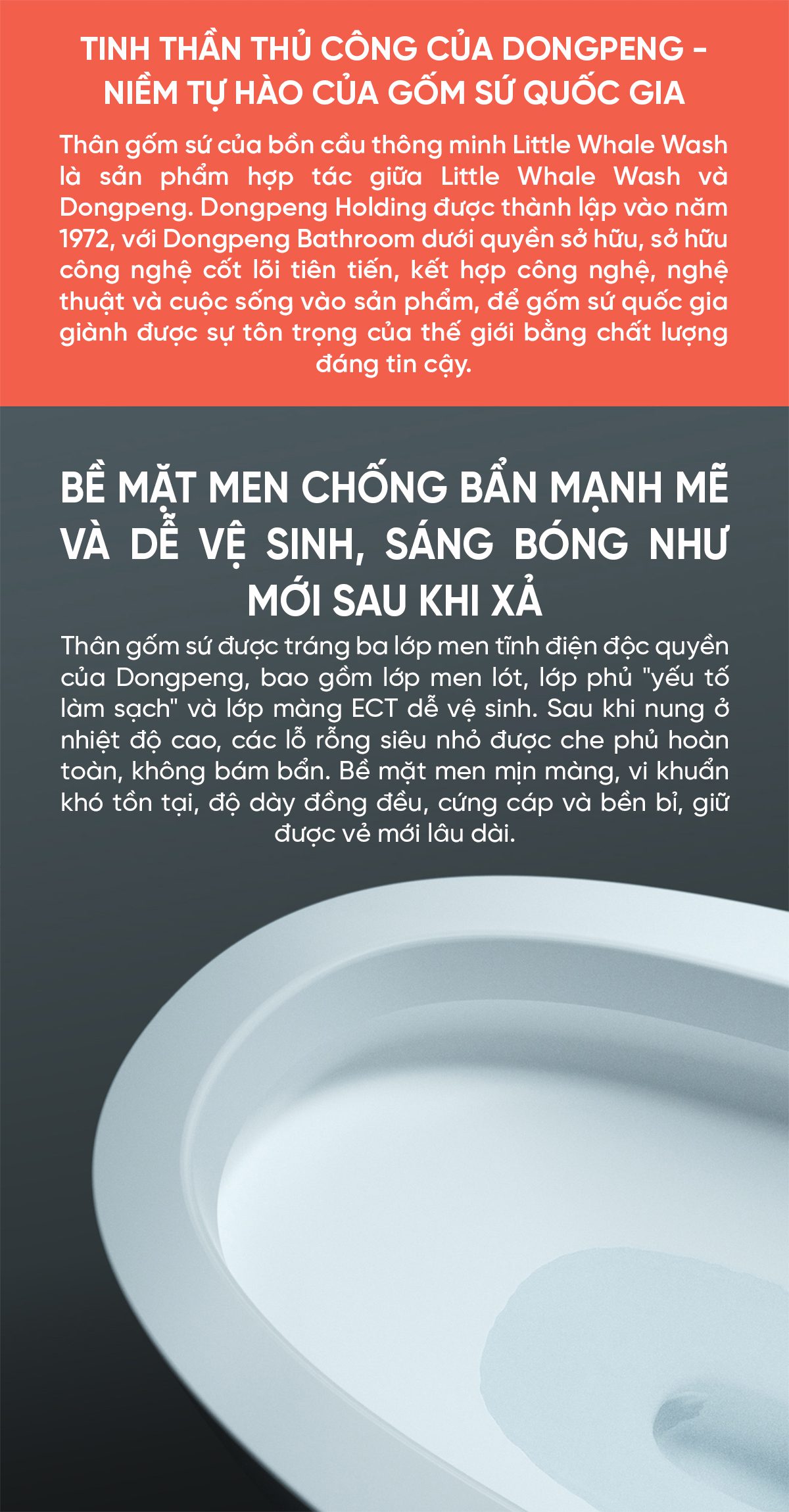 Bồn Cầu Thông Minh little Whale Wash Pure, Zero, Relax