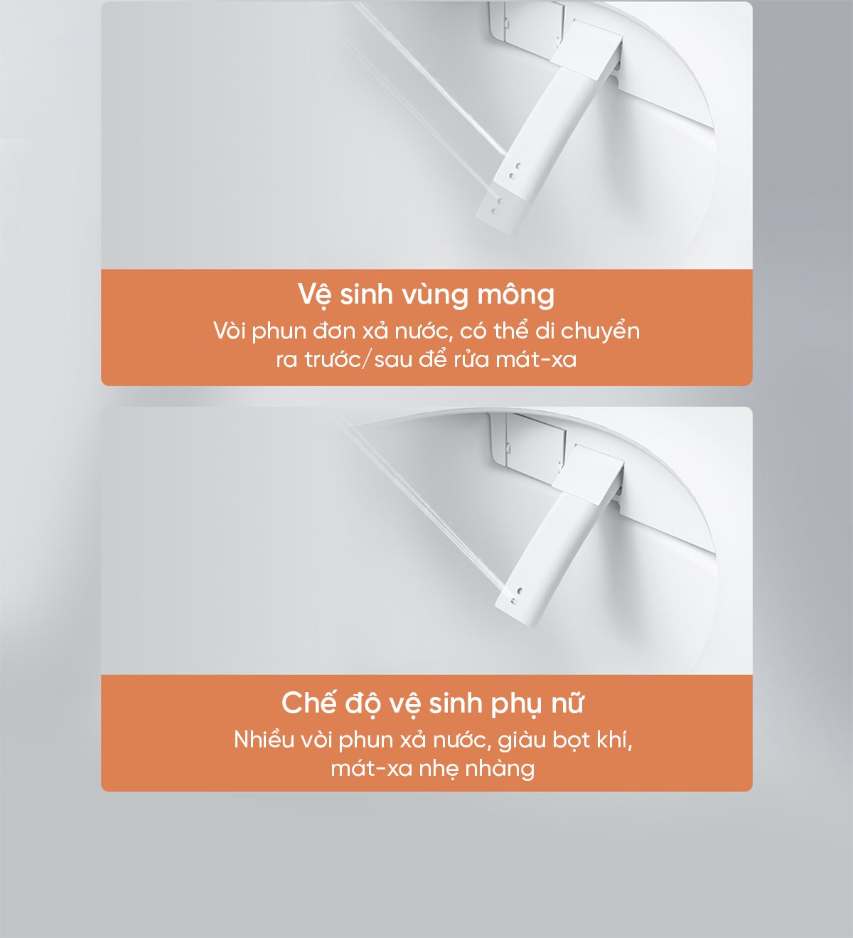 Bồn Cầu Thông Minh Little Whale Wash Đa Năng Mẫu Ngắn D5